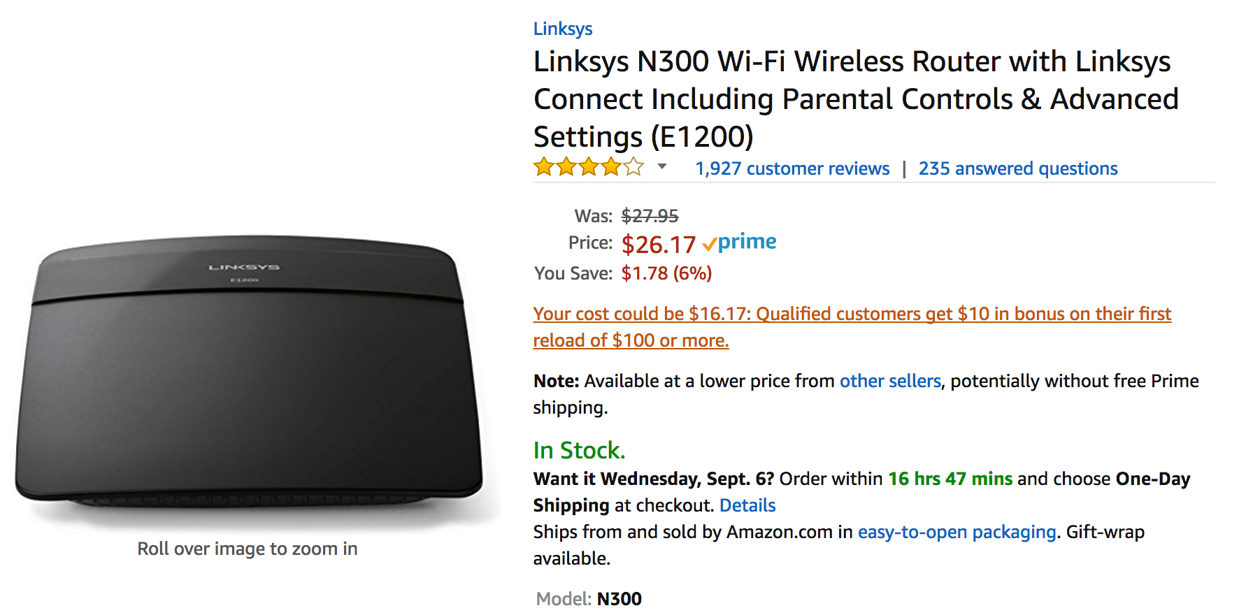 ·����Linksys Wireless Router