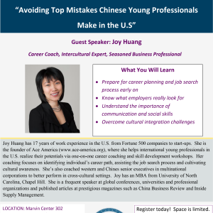 Avoiding Top Mistakes Chinese Students and Young Professionals Make in the U.S.