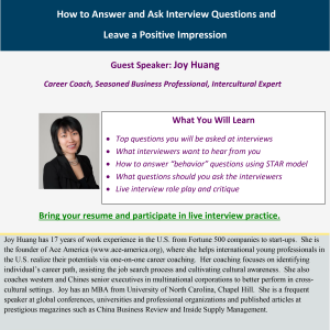 How to Answer and Ask Interview Questions and Leave a Positive Impression